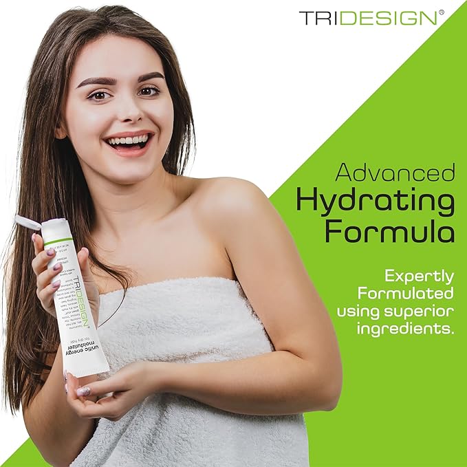 TRIDESIGN Unific Energy Moisturizer Conditioner – Leave In Conditioner for Curly Hair, Anti Frizz Hair Serum & Deep Conditioner for Dry, Damaged Hair – Frizz Control & Hair Care Solution – 6 oz Tube
