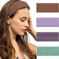 4pcs Headbands for Women Striped n's Hair Workout Yoga Running Hair Bands for Women's Hair Accessories