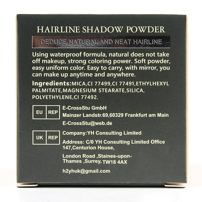 VOLLUCK Root Touch up Powder, Instant Hairline Powder for Thinning Areas and Gray Hair Coverage, Natural and Non-greasy Root Cover up for Women and Men (Medium Blonde, 0.14 Ounce)