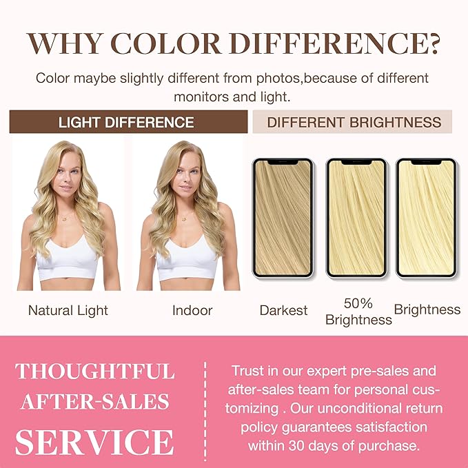 GOO GOO Clip in Hair Extensions Real Human Hair, Remy Human Hair Extensions Clip ins for Women, Natural Human Hair, 14inch 130g 9Pcs, 613R Bleach Blonde