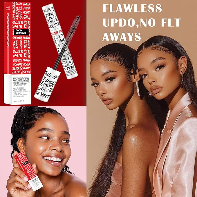 Behavior Frizz & Flyaway Hair Taming Wand – Lightweight Gel Control Stick for Smooth, Sleek Hair, Anti-Frizz Styling, 0.24 oz (1)