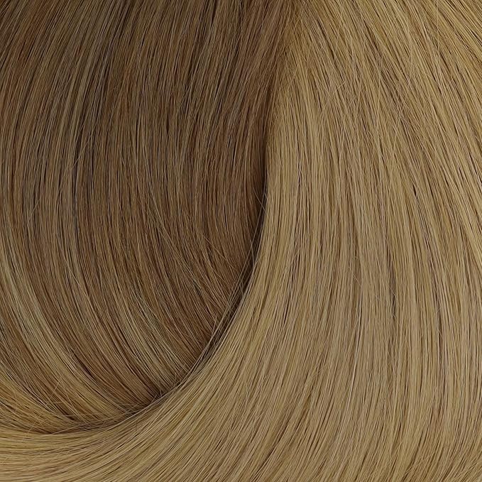 Full Shine Human Clip in Hair Extensions 22 Inch Light Brown 120G Hair Extensions Golden Brown to Ash Blonde Invisible Skin Weft Long Straight Hair for Women 8 PCS