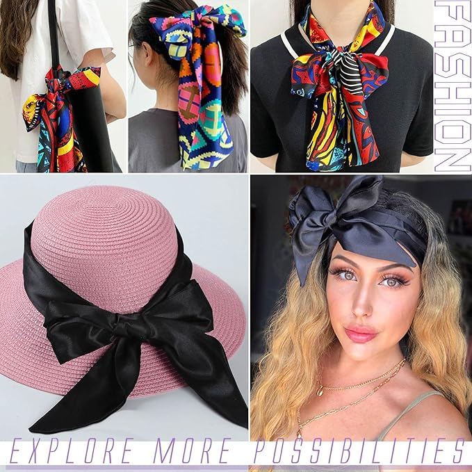 XTREND Satin Edge Laying Scarf for Lace Wigs - Non-slip Hair Wrap and Wig Grip