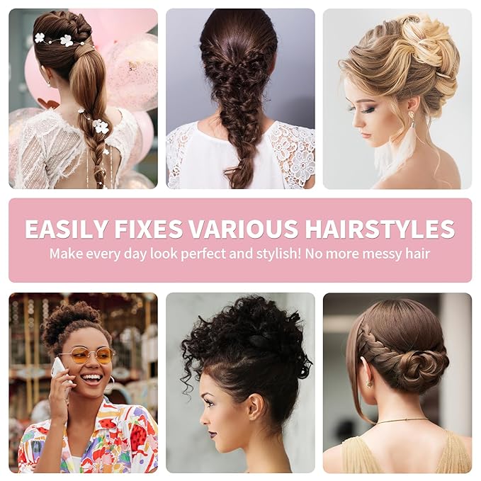 U Shaped Hair Pins -2.4 Inch 250 Count, Hair Pins for Women, Girls, Hairpins for Updos and Bun Hair, Hair Tools for Wedding and Dancing, Includes Storage Box(Bronze)