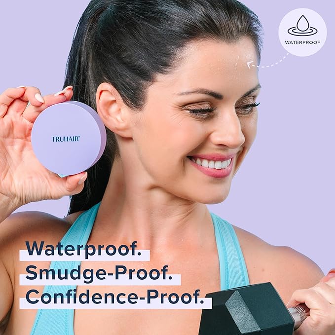 TRUHAIR Root & Scalp Cover Up Pressed Powder Compact Refill, Waterproof, Weightless Hair Coverage & Bald Spot Concealing, Root Touch Up Hair Color for Gray Coverage & Thinning Areas, 0.35 Oz (Blonde)