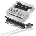 ColorBow Teasing Clip Comb (5 Pack) Teasing Comb, Coloring Styling Tools - Hairstylist Must Haves for Highlights balayage board Companion Ombré Trimming & Cutting - Flat Iron Comb Attachment Clip on
