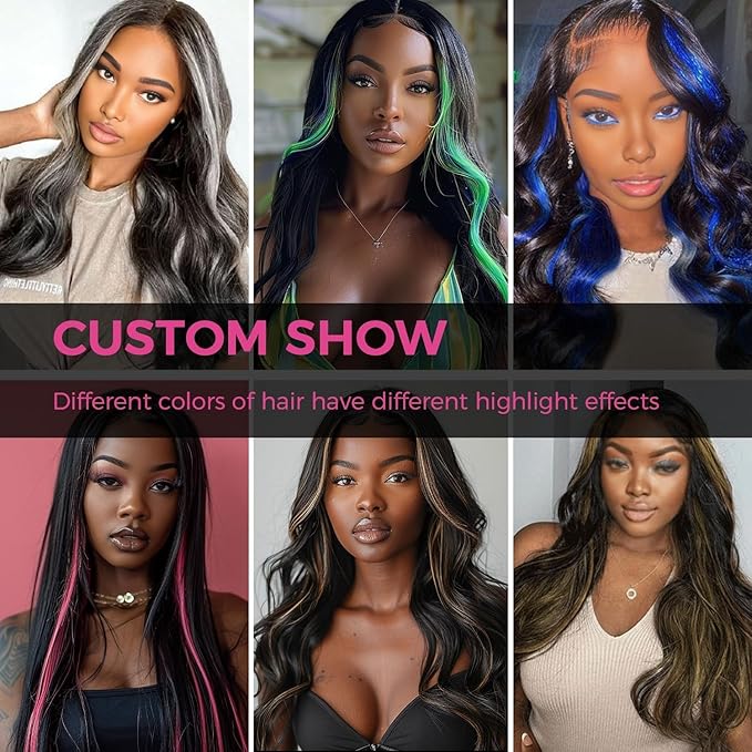 Lashey 4pcs 50g Medium Brown Seamless Clip in Hair Extensions Human Hair for Highlight Effect 22 Inch Long Straight Human Hair Clip in Extensions with Soft PU Wefts