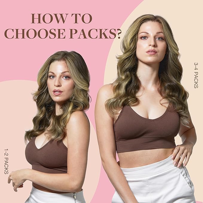 GOO GOO Tape in Hair Extensions Human Hair, 2/6/18 Balayage Brown to Dirty Blonde, 22inch 100g 40pcs, Skin Weft Seamless Invisible, Silky Straight with Thick Ends, Remy Human Hair
