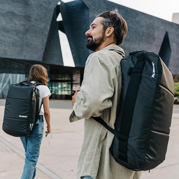 Blackbriar Range Duffel 60L Cactus Grey, Convertible Backpack with Patented Magnetic Access, Modular S-Partition, Dual Shoe Garage | Waterproof Drycoatex™ for Tactical, Travel, Gym