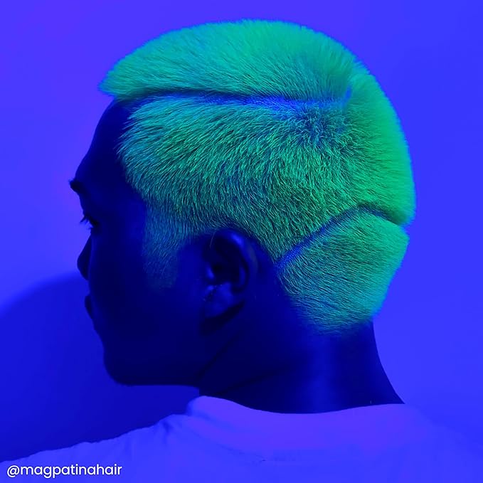 Arctic Fox Semi-Permanent Hair Dye, Neon Yellow, UV Reactive, Vegan & Cruelty-Free, Ammonia-Free, Conditioning Formula, Long Lasting, For All Hair Types, 8 Fl Oz (Pack of 2)