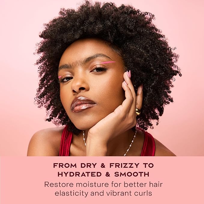 SheaMoisture Curl & Shine Conditioner Coconut & Hibiscus, for Thick, Curly Hair to Moisturize & Soften, 13 oz