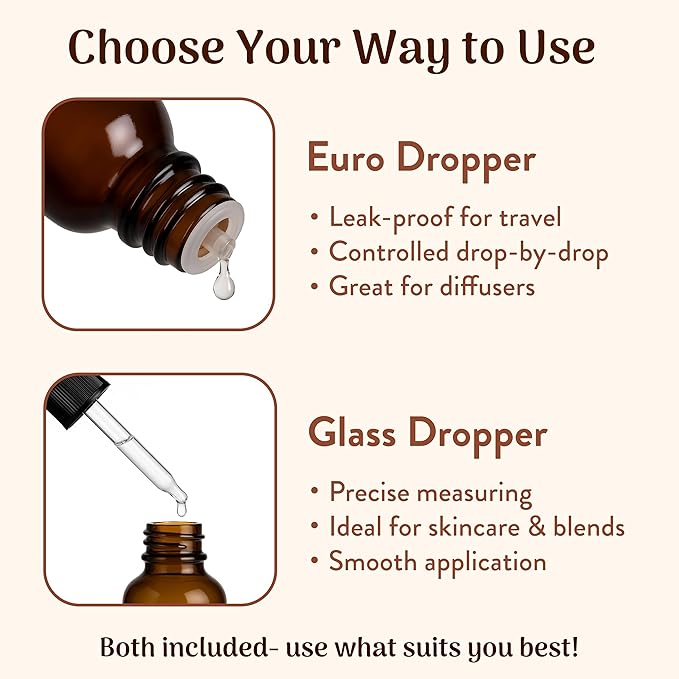 Oregano Essential Oil – Pure and Natural Steam-Distilled Oregano Aroma for Diffusers, Aromatherapy, Hair & Skin DIY Blends, Soap and Candle Crafting – with Dropper, 1 Fl.Oz