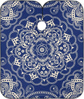 ALAZA Blue Mandala Barber Cape for Men Women, Waterproof Haircut Apron Beard Shaving Bib Hair Cutting Cloth 55 x 65 Inch