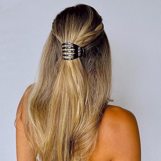 Camila Paris CP3538 French Hair Clip for Women, Hair Side Clips, 2.5 Inch Girls Hair Claw Clips Jaw Fashion Durable Styling Hair Accessories for Women, Strong Hold No Slip Grip, Made in France