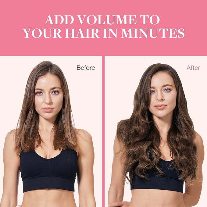 GOO GOO Clip in Hair Extensions Real Human Hair, Remy Human Hair Extensions Clip ins for Women, Natural Human Hair, 18inch 170g 9Pcs, #4A Chocolate Brown