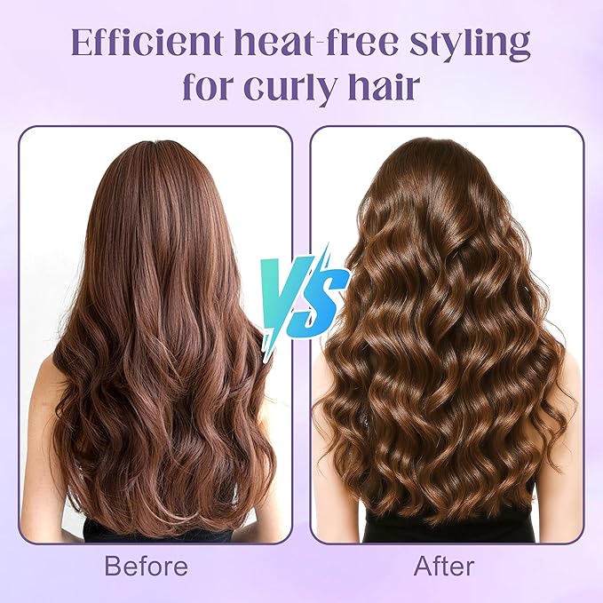 Curly Hair Brush for Detangling, Shaping and Defining Curls, Waves & Coils on All Light Wet or Dry Hair Types for Women and Men, Reduce Tangling, Curl Defining Brush, Lavender Purple