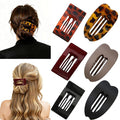 6 Pack Flat Hair Clips for Women,Large Claw Clips Strong Hold Hair Clips for for Thick & Thin Hair for Daily Styling