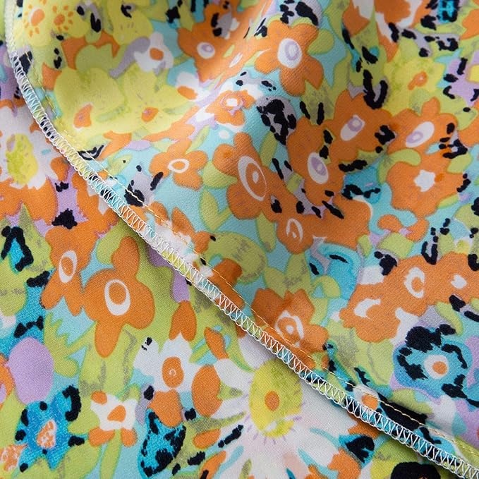 SLPBABY Silk Pillowcase for Hair and Skin with Hidden Zipper Print (Queen, Pattern14)