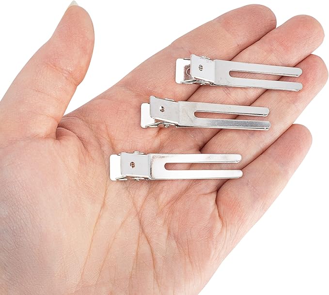 Curly Girl® 50 Double Prong, Root Lifting Hair Clips for Voluminous Curly Hair, Helps Add Volume