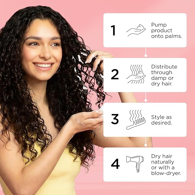 Style Factor EDGE BOOSTER Extra Strength Setting Mousse Travel Size – Frizz Control, Extra Volume, and Conditioning – 2.5oz Green Beryl Mousse for Curly Hair