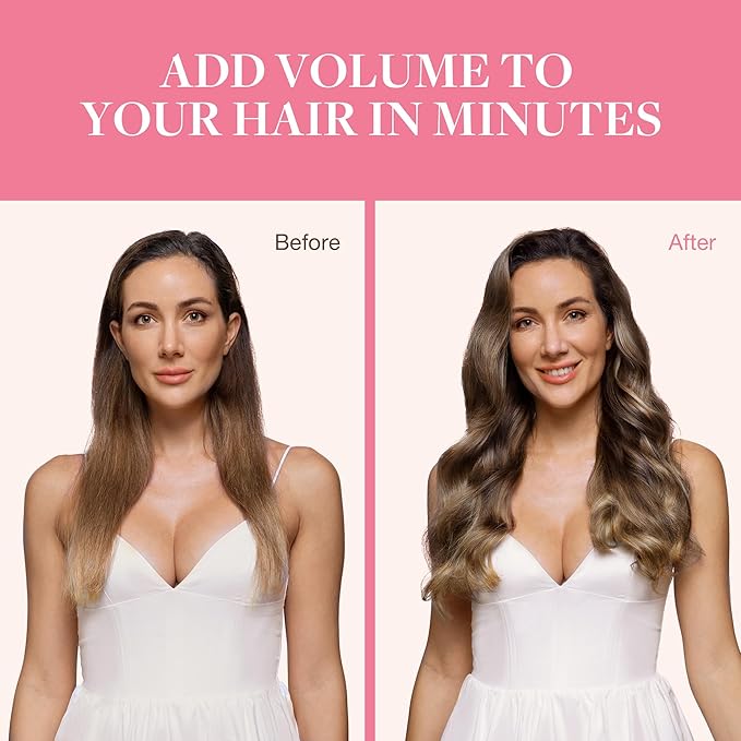 GOO GOO Clip in Hair Extensions Real Human Hair, Remy Human Hair Extensions Clip ins for Women, Natural Human Hair, 22 Inch 140g 7Pcs, 4/27/4 Balayage Chocolate Brown to Caramel Blonde