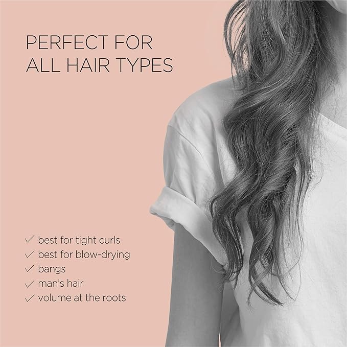 Magic Curling Round Brush Set (1&1.7Inches), Cut Drying Time, Self-Standing Round Brush, Great Blowout,Ceramic Coated Barrel,Quick Styling,Blowout Volume,Ionic Thermal Barrel, Wave Styler