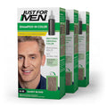 Just For Men Shampoo-In Color (Formerly Original Formula), Mens Hair Color with Keratin and Vitamin E for Stronger Hair - Sandy Blond, H-10, Pack of 3