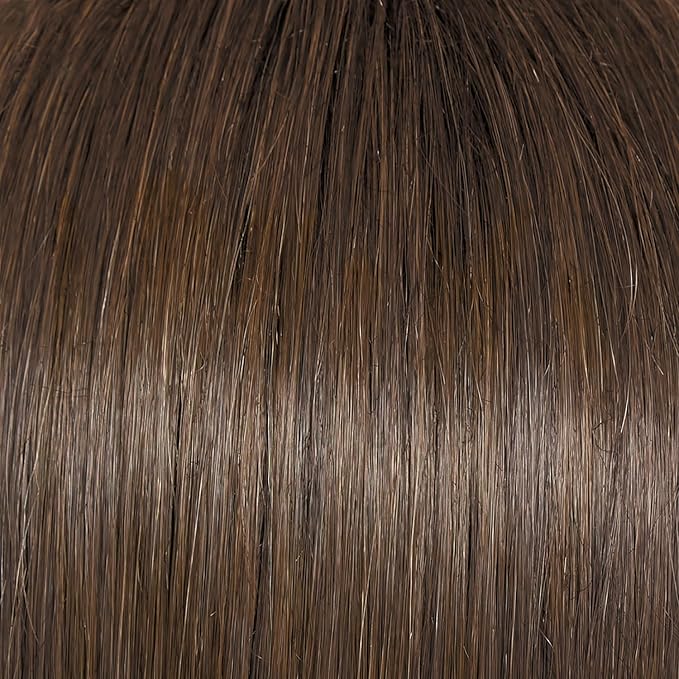 Hairuwear Hairdo Trendy Fringe and Bun Hairpiece With Fashionable Bangs and Side Piece, SS4/10 SS Iced Java