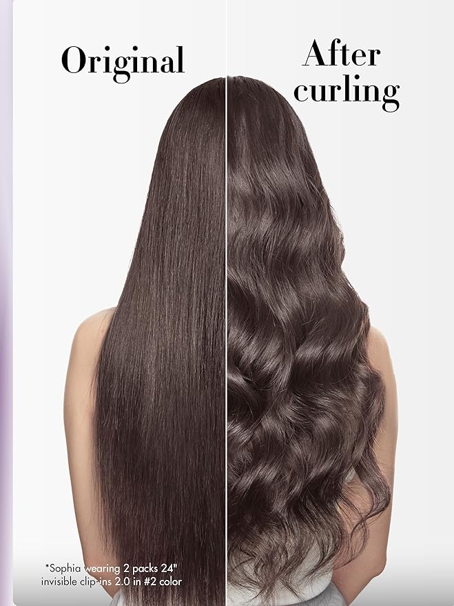 LUVME Invisible Clip in Hair Extensions Real Human Hair, 24 inch 110g 6Pcs, Natural Remy Human Hair Extensions Clip ins for Women, Natural Human Hair Silky Straight Highlight No.2