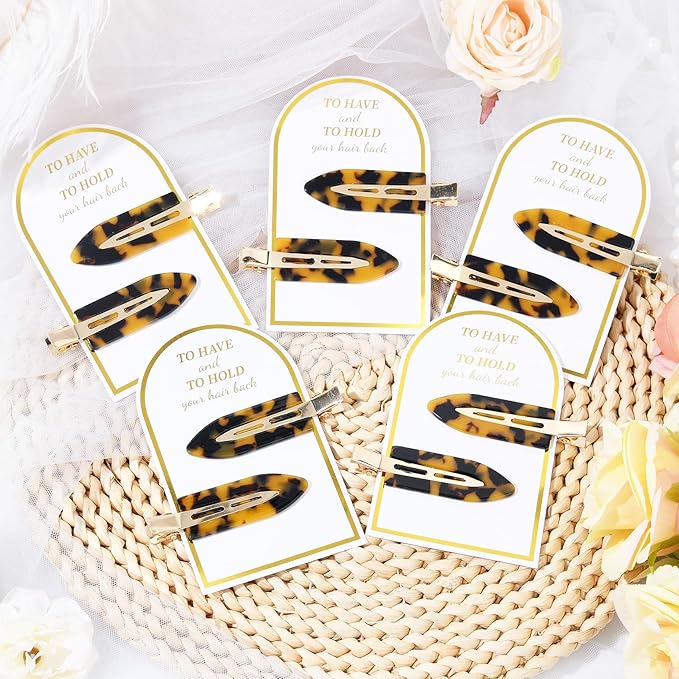 20PCS Bridesmaid Hair Clips No Bend Hair Clips Bridesmaid Hair Accessories Gifts Makeup Creaseless Glitter Hair Clip for Bride Women Girls(20Pcs/10Cards)