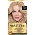 L'Oreal Paris Superior Preference Luminous Fade-Defying Permanent Hair Color, Hair Dye For Up to 9 Weeks of Radiance, Ash Blonde 8A, 1 Hair Dye Kit