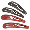 Camila Paris CP1330F French Hair Barrettes Clips, Snap Hair Slides Clic Clac for Women, Styling Girls Side Slide-in Metal Snap Pin Hair Accessories for Women. Strong Hold, No Slip Grip, Made in France