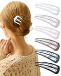 6 PCS French Hair Pins for Women, U-Shaped Hair Forks Stick for Bun Updo Chignons & French Twists, Strong Hold 3 Internal Teeth Hair Chopsticks Styling Accessories