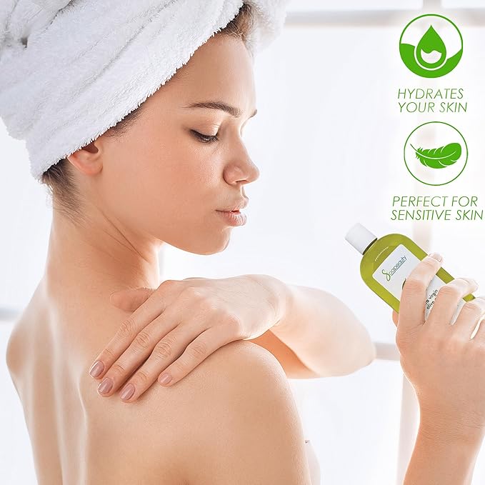 Soapeauty Extra Virgin Olive Oil | 100% Pure & Natural Unrefined Cold-Pressed Carrier Oil | Body Oil for Skin, Face, Hair, and Soap Making | Carrier for Essential Oils - 48 Fl Oz (3 x 16 Fl Oz)