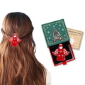 Get Well Soon Gifts for Women After Cancer Surgery Recovery for Women, "Guardian Angel" Hair Clip, Thinking of You Inspirational Gifts for Sick Friend Feel Better Encouragement Comfort with Gift Box