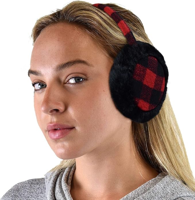 C.C Soft Winter Warm Adjustable Headband Ear Warmer Earmuffs