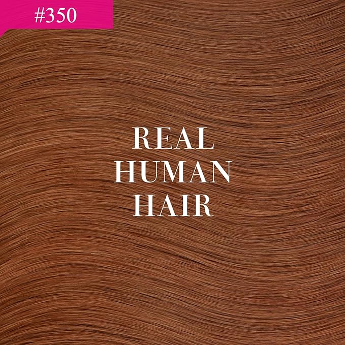 Ve Sunny Hair Extensions Ponytail Real Human Hair Wrap Around Clip in Ponytail Hair Extensions Straight Extensions Human Hair for Women Copper 20inch 80G