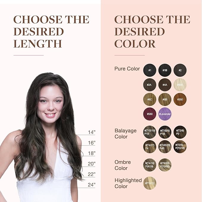 GOO GOO Clip in Hair Extensions Real Human Hair, Remy Human Hair Extensions Clip ins for Women, Natural Human Hair, 18inch 120g 7Pcs, 1C Mocha Brown