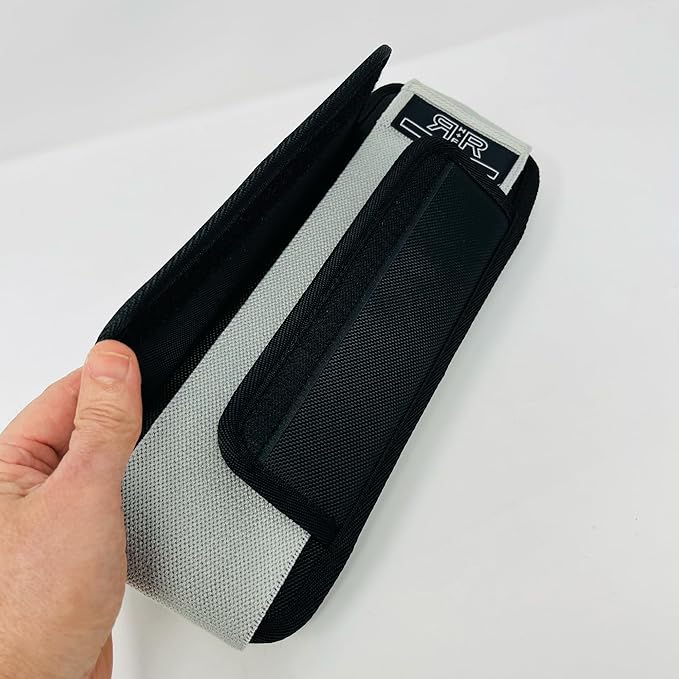 BADONKA Band Protective Sleeves for Booty Bands - Includes 3 Optional Fabric or Latex Resistance Loops - 3 Resistance Levels - Glute & Leg Workout Bands for Women & Men