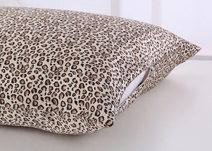 SLPBABY Silk Pillowcase for Hair and Skin with Hidden Zipper Print (King, Pattern6)