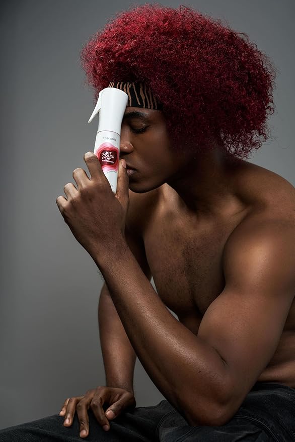 Just Color Semi Permanent Spray Dye | Customizable Shades | Ready in 10 Minutes | No Mess - Sprayable Hair Color | Leave in Conditioner | Red Bite Hair Dye Spray | Lasts 8-12 Washes | Pack of 2