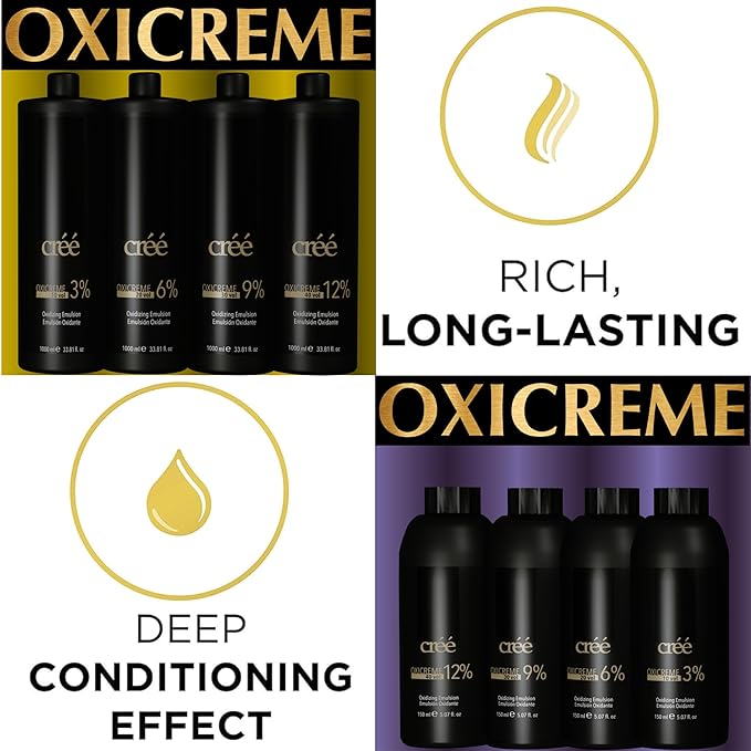 Créé Professional Oxicreme Peroxide Developer Series (40 Volume, 1000 ml)