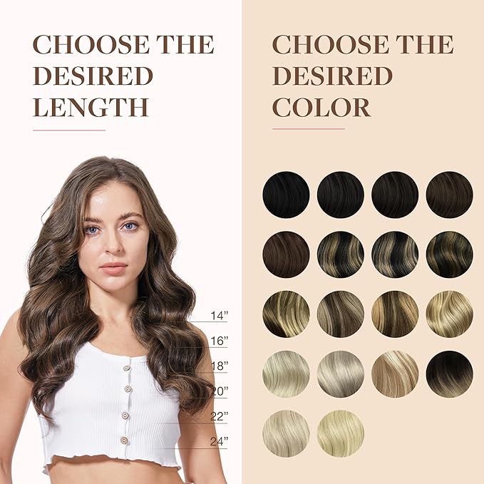 GOO GOO Clip in Hair Extensions Real Human Hair, Remy Human Hair Extensions Clip ins for Women, Natural Human Hair, 24inch 160g 7Pcs, 2/6/2 Balayage Dark Brown to Chestnut Brown