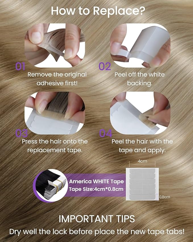 LaaVoo Hair Extensions Tape in Human Hair Balayage Tape in Extensions Ombre Brown to Ash Blonde with Platinum Blonde Tape on Human Hair Extensions Real Straight Hair 22inch 50g 20pcs