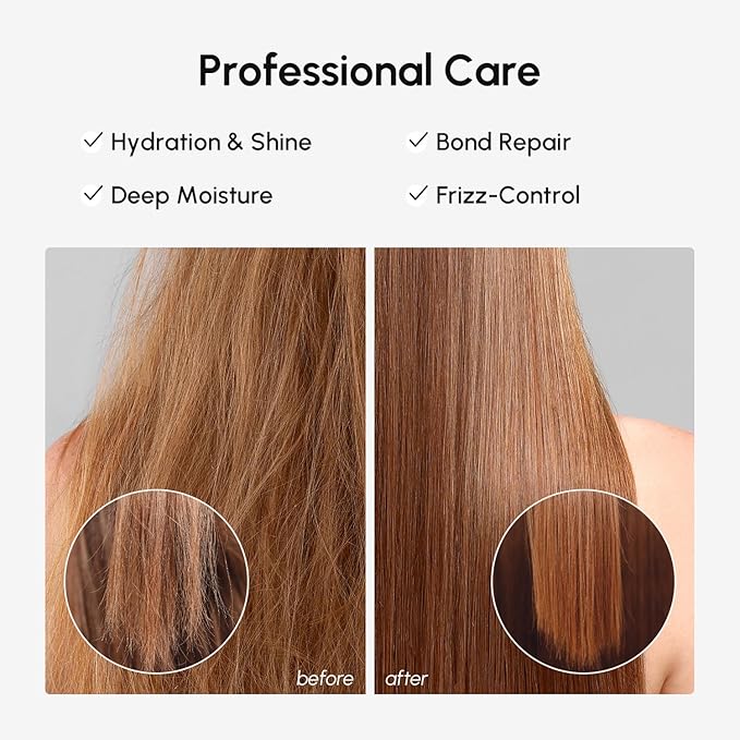 MAREE Deep Conditioning Hair Mask for Damaged Hair Treatment - Keratin Hair Care for Hydrating Growth Repair Moisturizing - Dry Curly Color Refreshing - Tratamiento Mascarilla Para el Cabello Seco