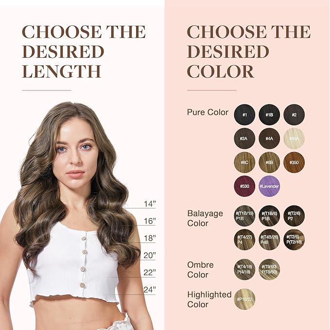 GOO GOO Clip in Hair Extensions Real Human Hair, Remy Human Hair Extensions Clip ins for Women, Natural Human Hair, 20inch 120g 7Pcs, 4D/14/5B Brunette Balayage