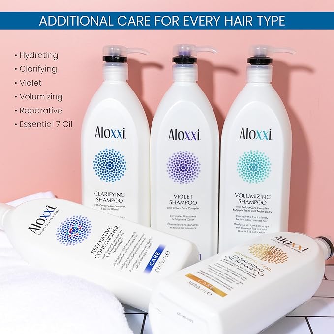 ALOXXI Hydrating Color Protectant Conditioner for Color Treated Hair with Keratin Jojoba & Olive Oils Nourishes and Repairs, 33.8 Fl Oz