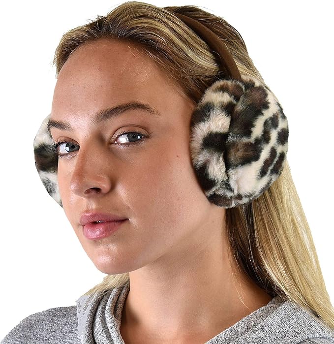 C.C Soft Winter Warm Adjustable Headband Ear Warmer Earmuffs
