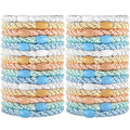 Hair Ties for Thick Hair, Funtopia 30 Pcs Ponytail Holders Elastics Hair Bands, No Damage No Crease Hair Elastics for Women Girls Teens