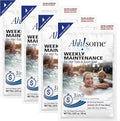 Triple-Action 3-in-1 Weekly Hot Tub Cleaner, Conditioner & Clarifier – Hot Tub Chemicals for Crystal Clear Water – Works on All Hot Tubs & Inflatable Spas – Made in USA – Veteran-Owned (4 Week Kit)